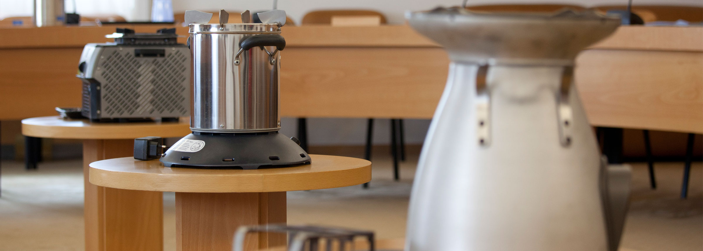 Cookstoves on display